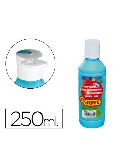 TEMPERA LIQUIDA JOVI 250 ML AZUL CYAN