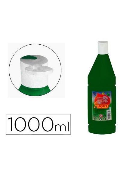 TEMPERA LIQUIDA JOVI 1000 CC VERDE OSCURO
