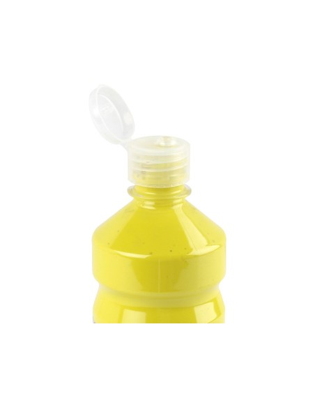 TEMPERA ESCOLAR LIDERPAPEL 500 ML AMARILLO LIMON