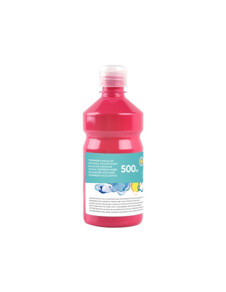 TEMPERA ESCOLAR LIDERPAPEL 500 ML FUCSIA