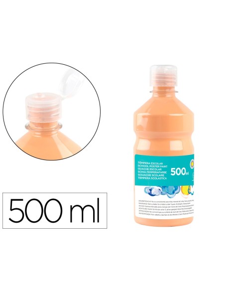 TEMPERA ESCOLAR LIDERPAPEL 500 ML CARNE