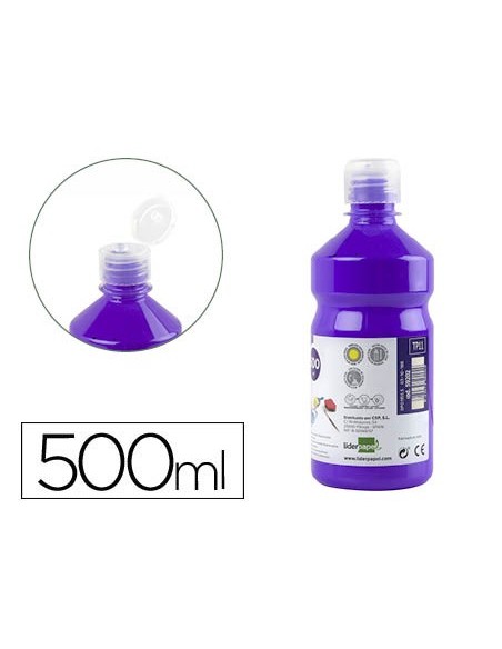 TEMPERA ESCOLAR LIDERPAPEL 500 ML VIOLETA