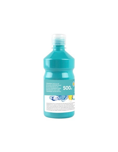 TEMPERA ESCOLAR LIDERPAPEL 500 ML TURQUESA