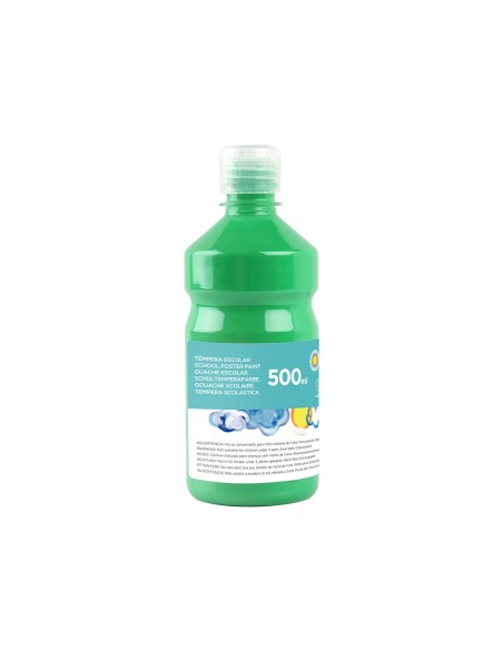 TEMPERA ESCOLAR LIDERPAPEL 500 ML VERDE