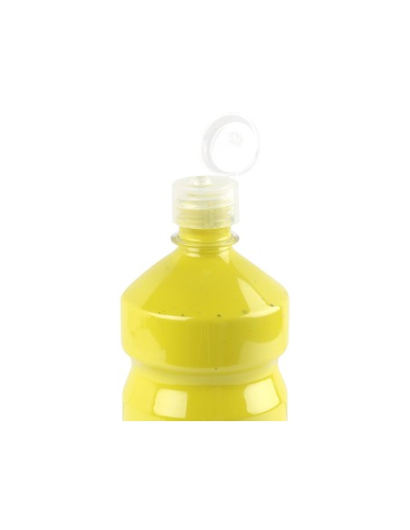 TEMPERA ESCOLAR LIDERPAPEL 1000 ML AMARILLO LIMON