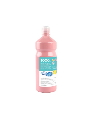 TEMPERA ESCOLAR LIDERPAPEL 1000 ML ROSA