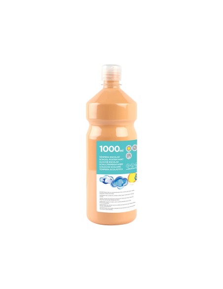 TEMPERA ESCOLAR LIDERPAPEL 1000 ML CARNE