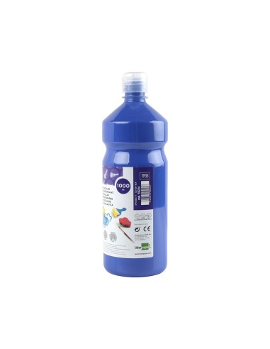 TEMPERA ESCOLAR LIDERPAPEL 1000 ML AZUL MARINO
