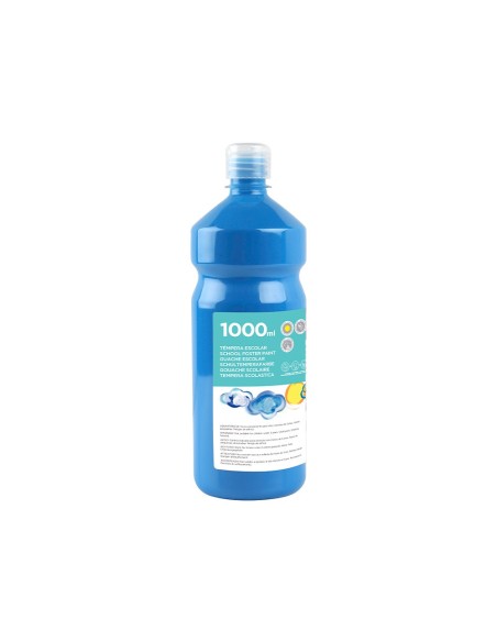 TEMPERA ESCOLAR LIDERPAPEL 1000 ML AZUL