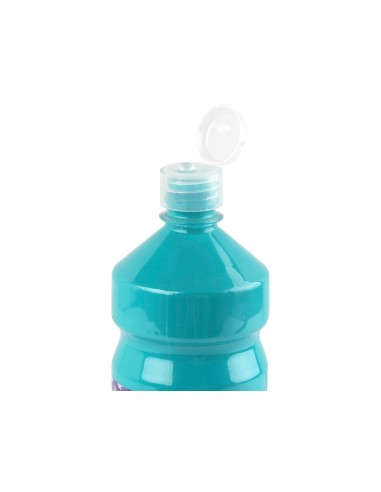 TEMPERA ESCOLAR LIDERPAPEL 1000 ML TURQUESA