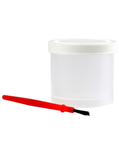 TEMPERA LIDERPAPEL ESCOLAR 40 ML 7 COLORES SURTIDOS + PINCEL