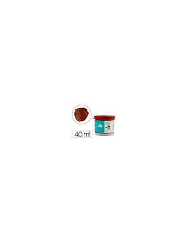 TEMPERA LIDERPAPEL ESCOLAR 40 ML MARRON