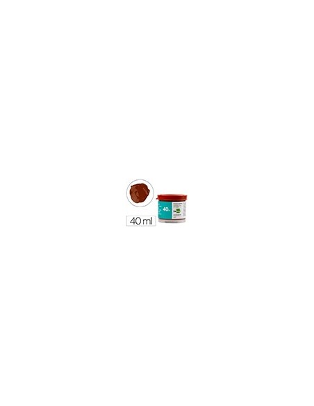 TEMPERA LIDERPAPEL ESCOLAR 40 ML MARRON