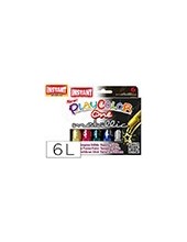 TEMPERA SOLIDA BARRA INSTANT C/6 COLORES METALIZADOS SURTIDOS 10321 2