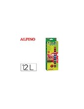 TEMPERA EN BARRA ALPINO PINTACOLOR CAJA 12 COLORES SURTIDOS PX000012 2