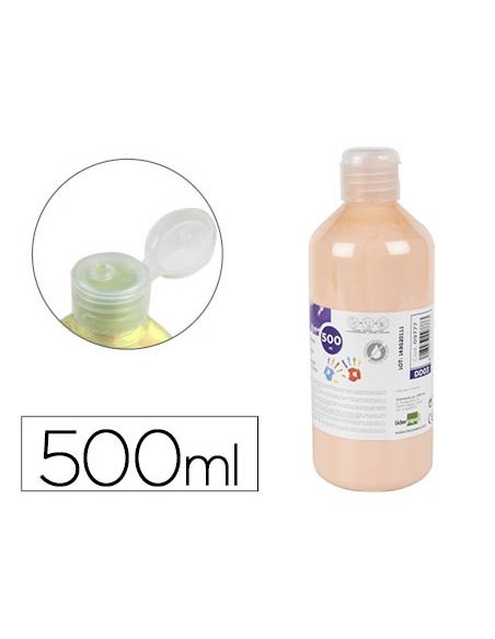 PINTURA DEDOSBOTELLA 500 ML CARNE