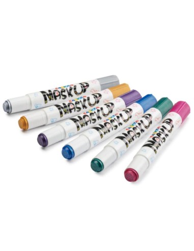 BARRA MAQUILLAJE CARIOCA MASK UP METALLIC CAJA 6 SURT.