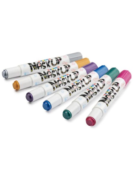 BARRA MAQUILLAJE CARIOCA MASK UP METALLIC CAJA 6 SURT.