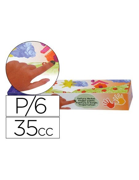 PINTURA A DEDOS JOVI 35 CC 5 COL.SURT.