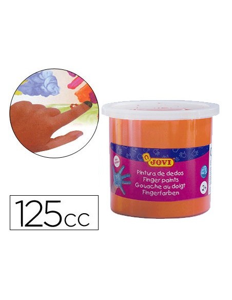 PINTURA A DEDO JOVI 125 CC NARANJA