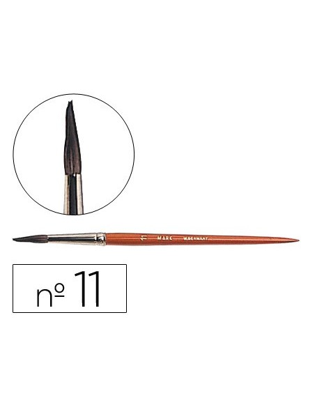 PINCELES ACUARELA Nº 11 VIROLA CROMADA PELO ENGOMADO