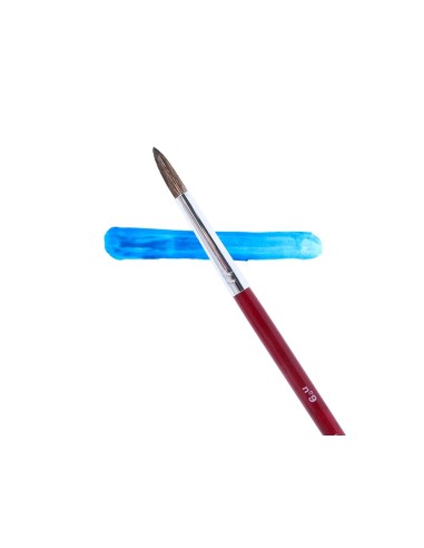 PINCELES ACUARELA Nº 9 VIROLA CROMADA PELO ENGOMADO