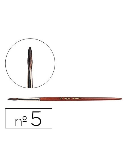 PINCELES ACUARELA Nº 5 VIROLA CROMADA PELO ENGOMADO