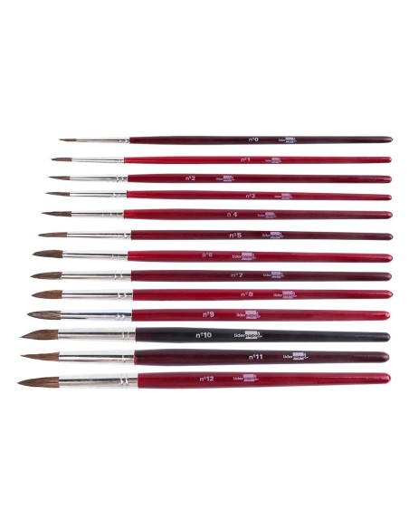 PINCELES ACUARELA Nº 5 VIROLA CROMADA PELO ENGOMADO