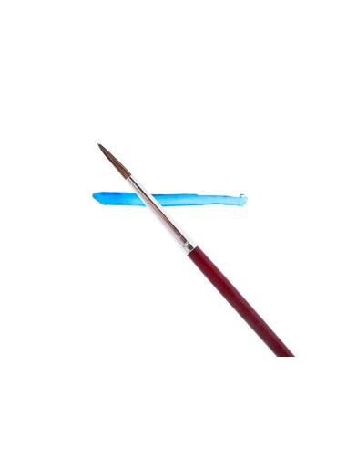 PINCELES ACUARELA Nº 5 VIROLA CROMADA PELO ENGOMADO