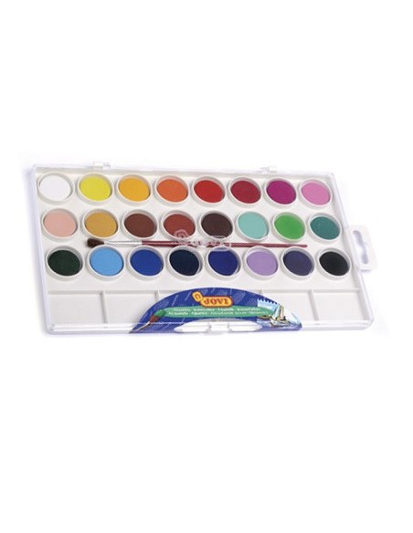 ACUARELA JOVI 24 COL.ESTUCHE PLASTICO