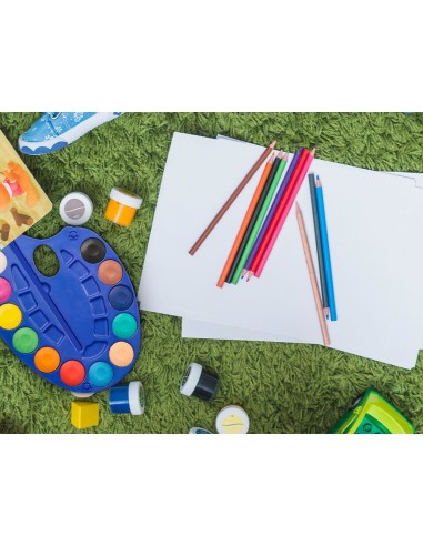 ACUARELA12 PINCEL DEPOSITO INCLUYE PALETA PLASTICO