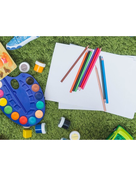 ACUARELA12 PINCEL DEPOSITO INCLUYE PALETA PLASTICO