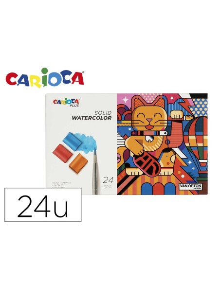 ACUARELA CARIOCA PLUS CAJA 24 UD.SURT.