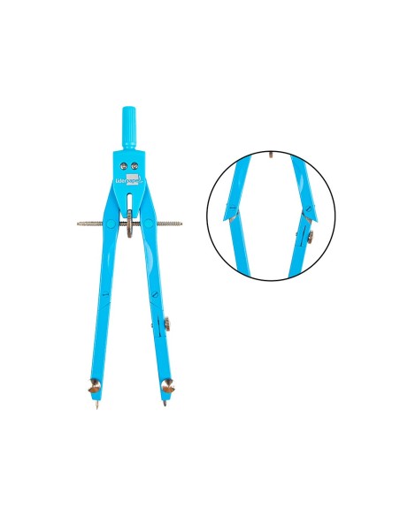 COMPAS LIDERPAPEL MICROMETRICO CON ADAPTADOR COLOR MP18