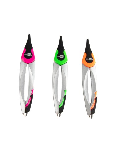 COMPAS LIDERPAPEL ADAPTADOR UN IVERSAL Y MINAS COLORES SURTIDOS