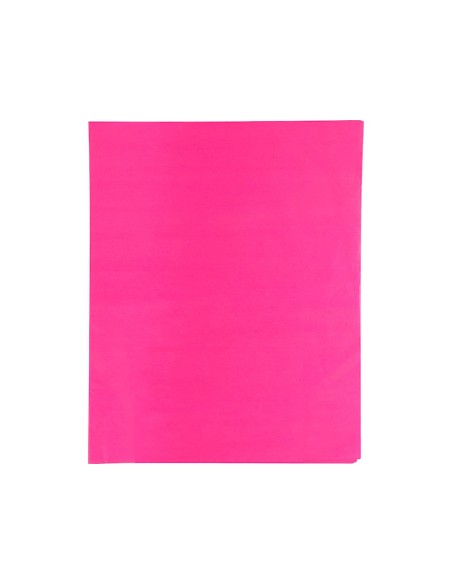 PAPEL SEDA ROSA FUERTE 52X76 CM 18 GR PAQUETE 25 H.