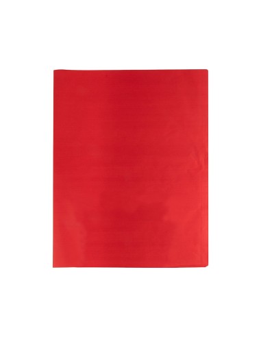 PAPEL SEDA ROJO 52X76 CM 18 GR PAQUETE 25 H.