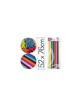 PAPEL SEDA 52X76 CMCOL.SURT. BOLSA 1OH 2