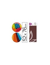 PAPEL SEDA 52X76 CMMARRON BOLSA 5 H. 2