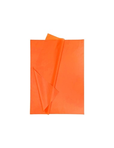 PAPEL SEDA 52X76 CMNARANJA BOLSA 5 H.