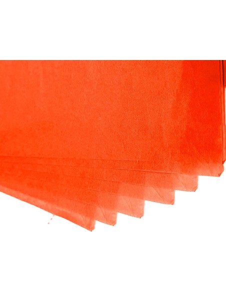 PAPEL SEDA 52X76 CMNARANJA BOLSA 5 H.