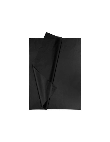 PAPEL SEDA 52X76 CMNEGRO BOLSA 5 H.