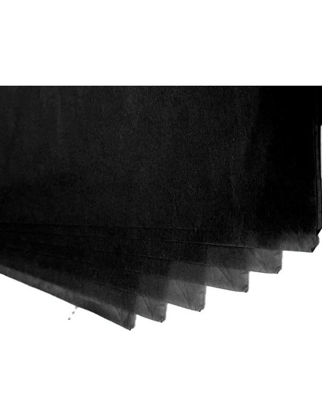PAPEL SEDA 52X76 CMNEGRO BOLSA 5 H.