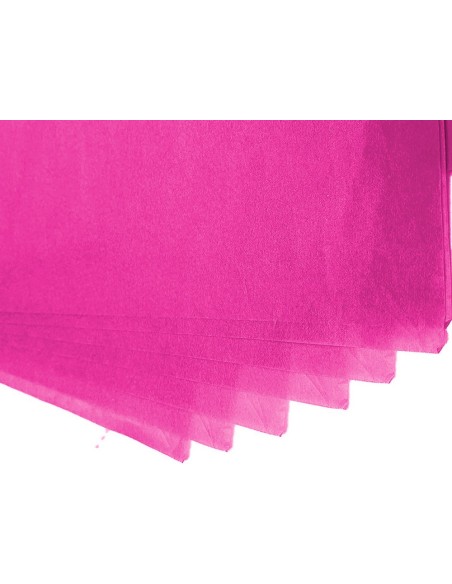 PAPEL SEDA 52X76 CMROSA FUERTE BOLSA 5 H.