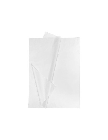 PAPEL SEDA BLANCO 52X76 CM 18 GR PAQUETE 25 H.