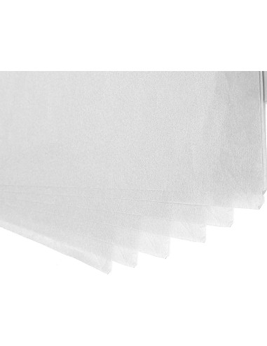 PAPEL SEDA BLANCO 52X76 CM 18 GR PAQUETE 25 H.