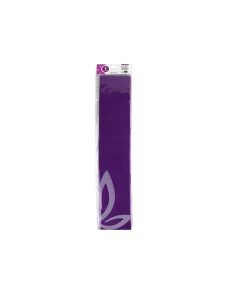 PAPEL CRESPON 0.50 X 2.50 MT VIOLETA ENCELOFANADO