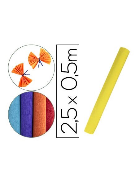 PAPEL CRESPON LIDERPAPEL FLORISTERIA 50 CM X 2,5 M 85G/M2 AM.CP31