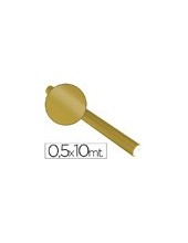 PAPEL METALIZADO ORO ROLLO 0,5 X 10 MT 2
