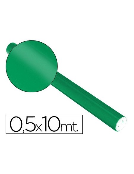 PAPEL METALIZADO VER ROLLO 0.5 X 10 MT